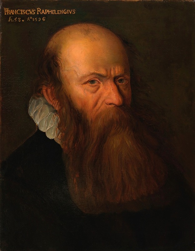 Albert Thys - Portret van Franciscus Raphelengius