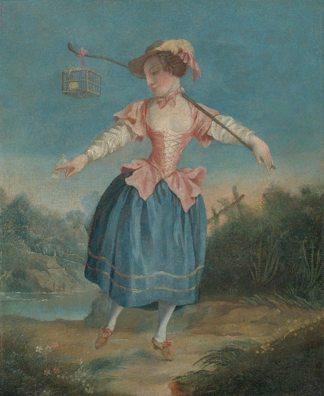Anonymous - Madame Placide in the title role of Rosetta in Alexandre Placide’s staging of the ballet The Bird Catcher