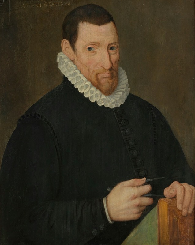 Anonymous - Portret van Christoffel Plantin