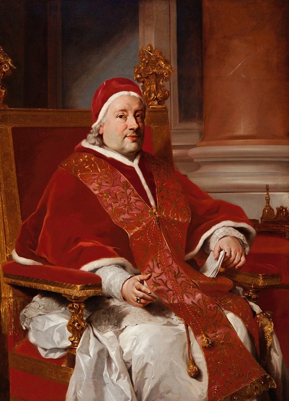 Anton Raphael Mengs - Portrait of Pope Clement XIII