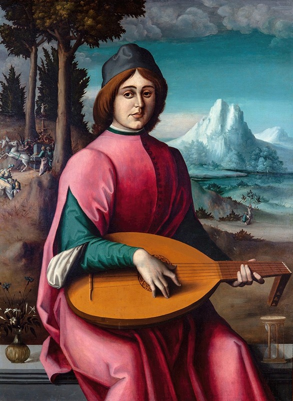 Bacchiacca - Portrait of a Young Lute Player
