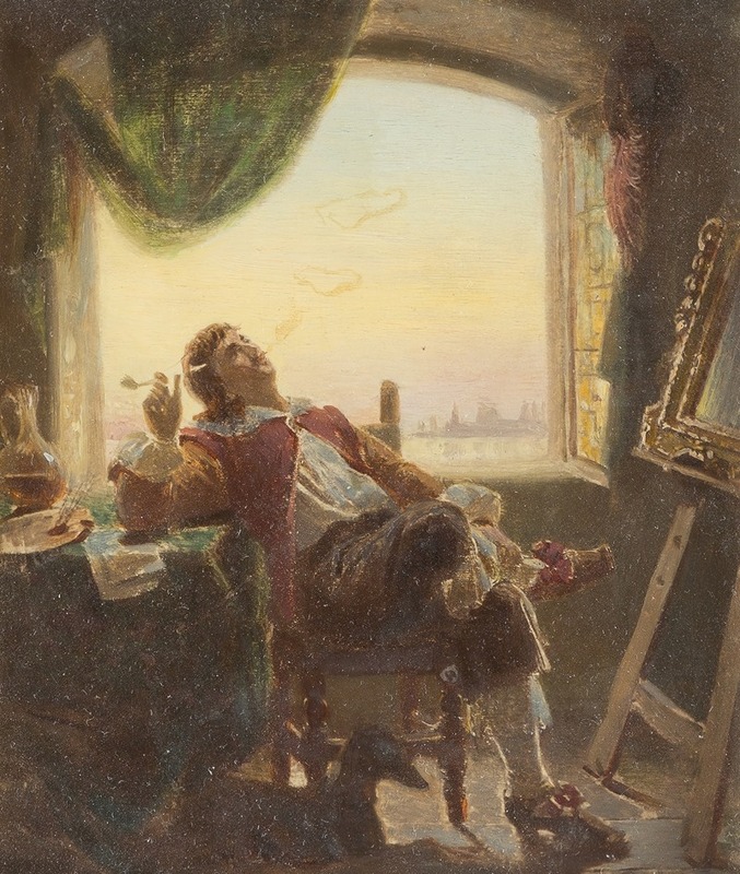 Eberhard Stammel - In the artist`s studio