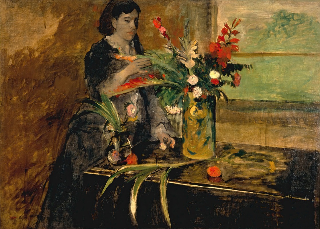 Edgar Degas - Portrait of Estelle Musson Degas