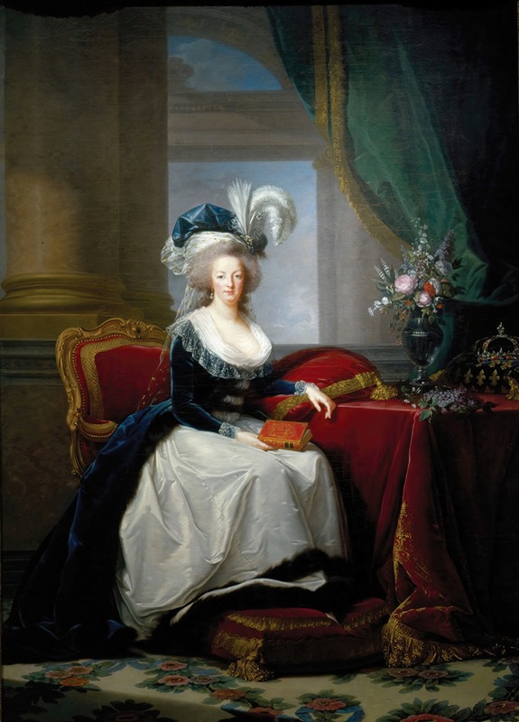 Elisabeth Louise Vigée Le Brun - Portrait of Marie Antoinette, Queen of France