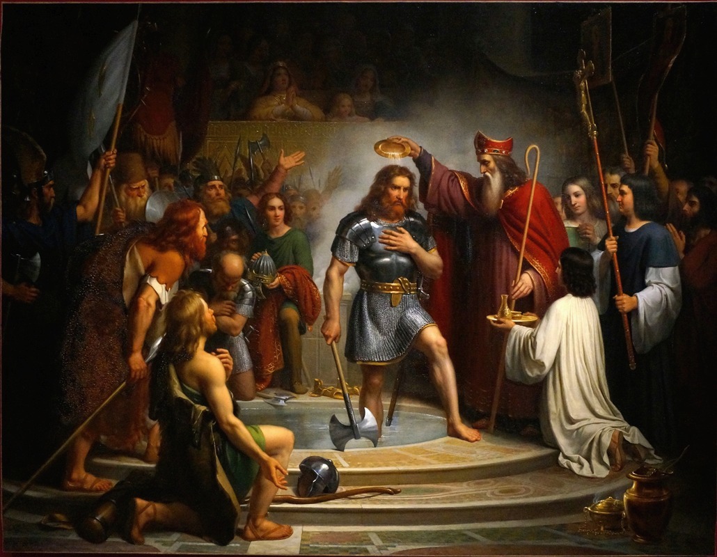 François-Louis Dejuinne - The Baptism of Clovis