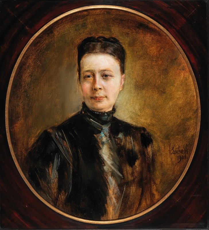 Franz von Lenbach - Portrait of a Lady