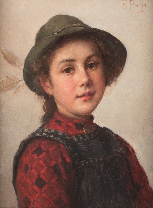 Friedrich Anton Prölss - Young Girl