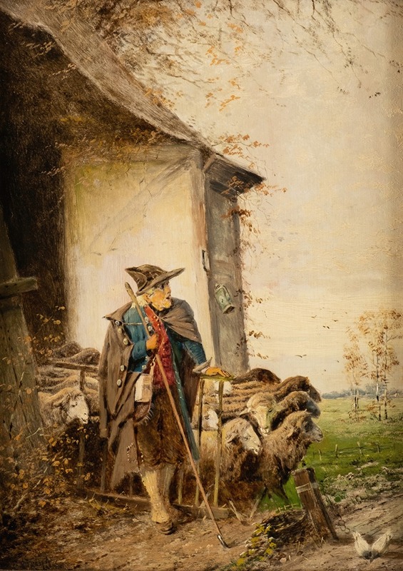 Fritz Beinke - Departure of the shepherd