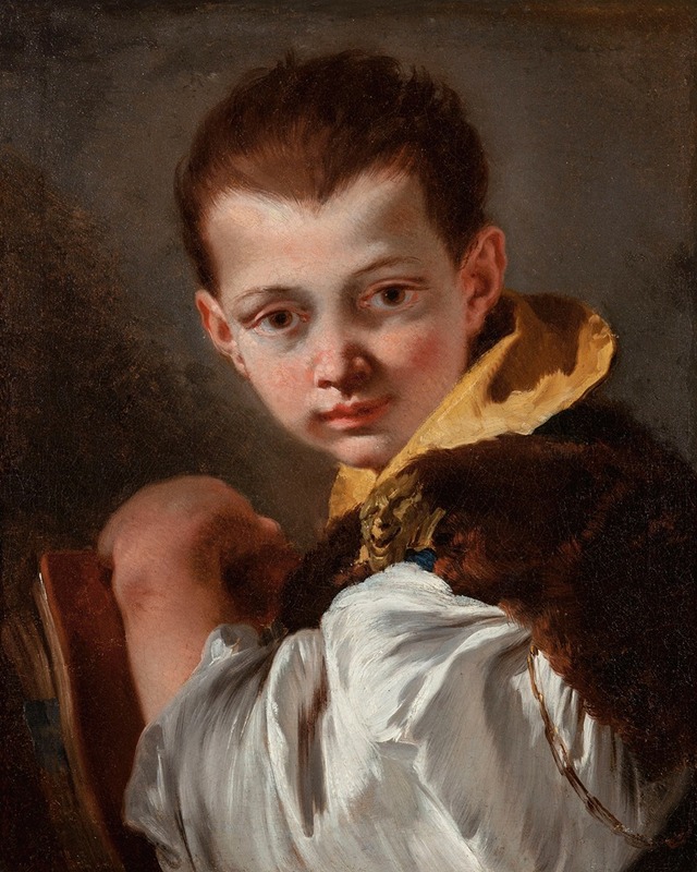 Giovanni Battista Tiepolo - Boy Holding a Book (Portrait of Lorenzo Tiepolo)