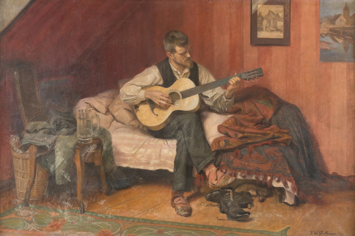 Hugo Wolff-Maage - The guitar player