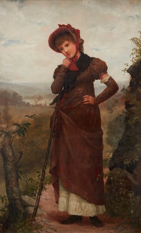 Jennie Augusta Brownscombe - A Walk through the Country