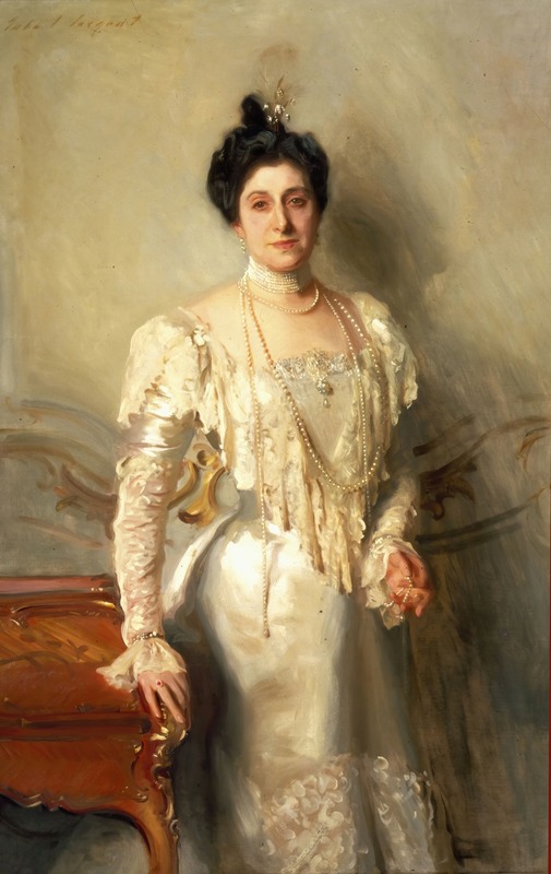 John Singer Sargent - Portrait of Mrs. Asher B. Wertheimer