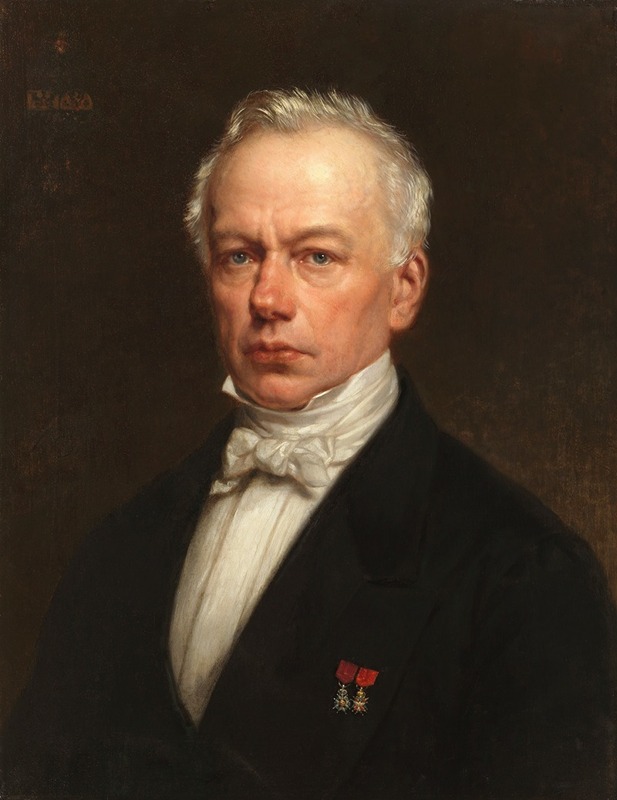 Jozef Delin - Portret van Edward Moretus