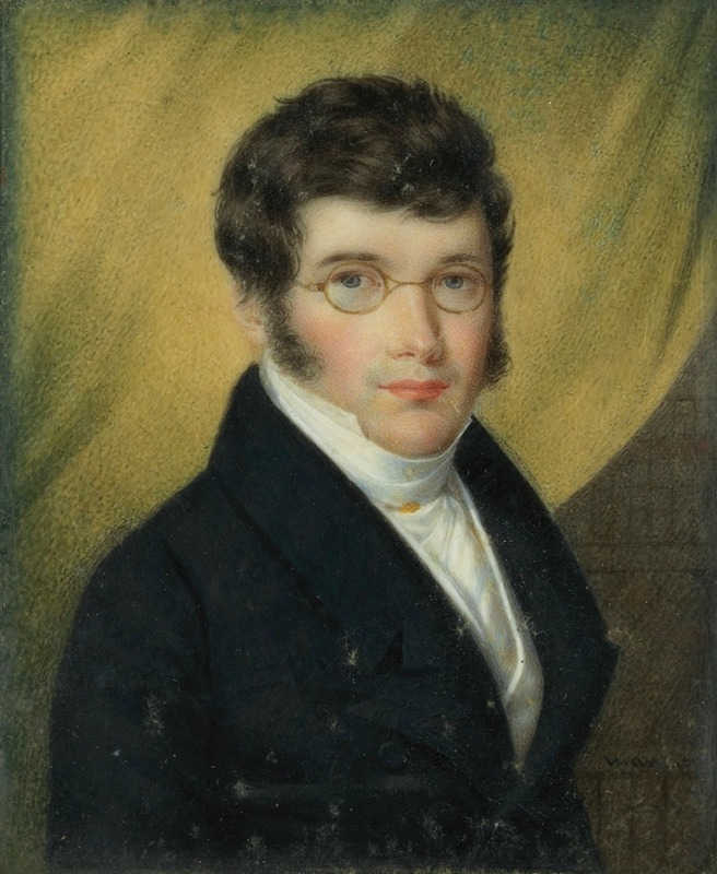 Léon Larue - Portret van Constantin Joseph Henri Moretus
