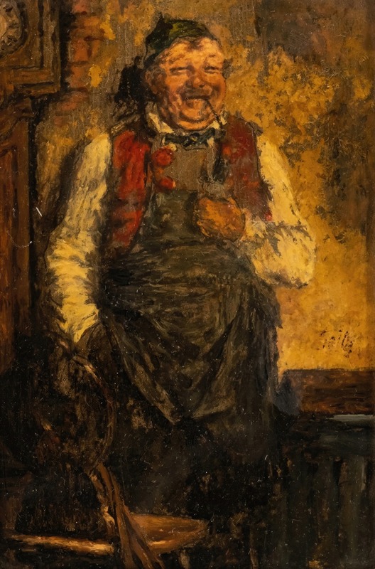 Otto Seitz - Innkeeper with pipe