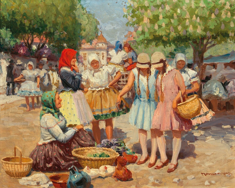 Jozef Teodor Mousson - At the Market