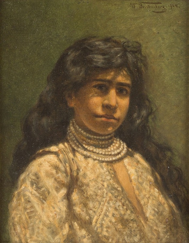 Wilhelm Friedenberg - Portrait of a young girl