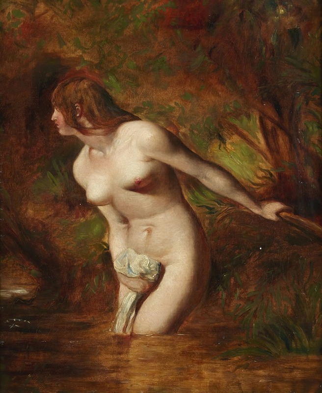 William Etty - Musidora; The Bather ‘At the Doubtful Breeze Alarmed’