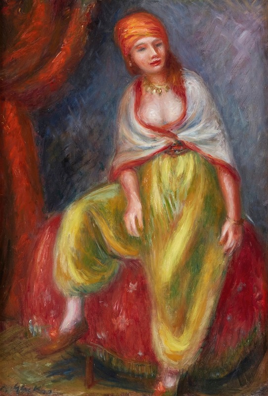 William James Glackens - Girl in an Oriental Costume
