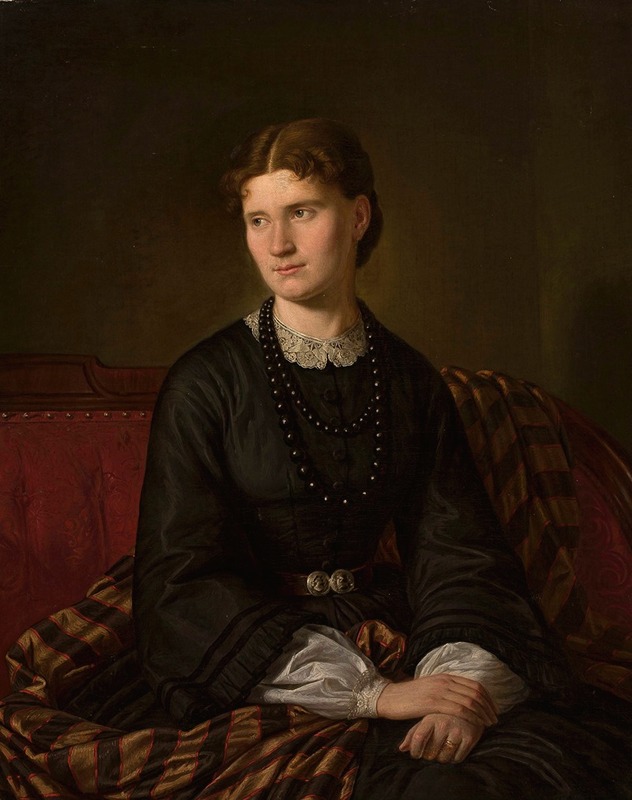 Aleksander Lesser - Portrait of Julia née Bergson, artist’s wife
