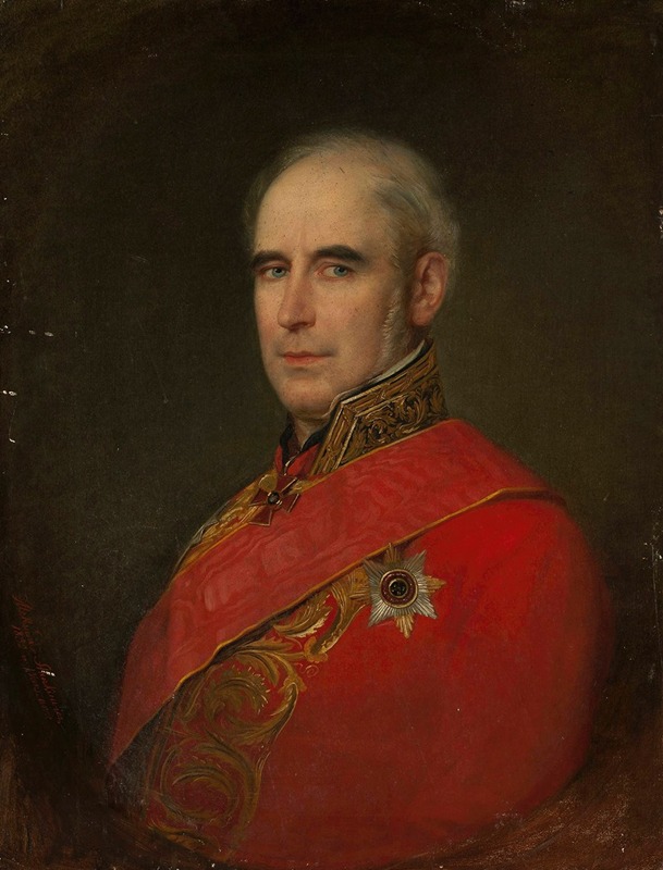 Aleksander Stankiewicz - Portrait of Romuald Hube, senator