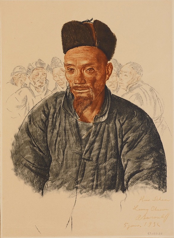 Alexandre Jacovleff - Chinois Mahometan de Liang-Tcheou