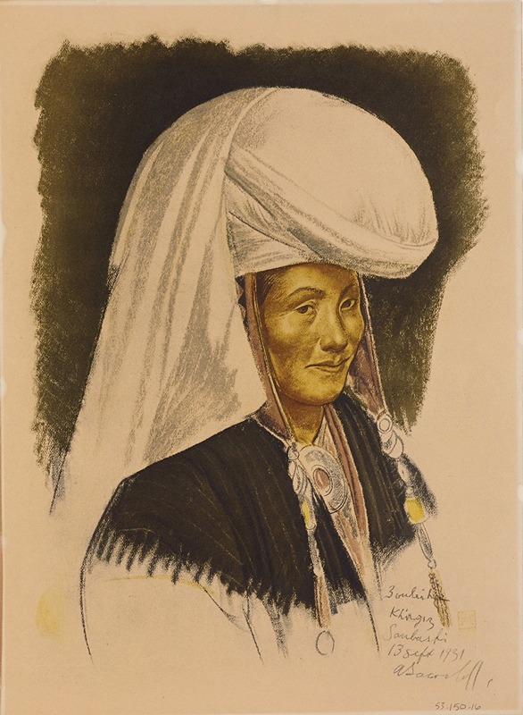 Alexandre Jacovleff - Femme kirghize, Soubashi