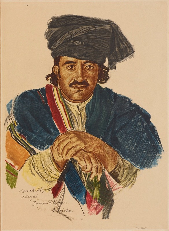 Alexandre Jacovleff - Un Notable Afghan, Guirichk