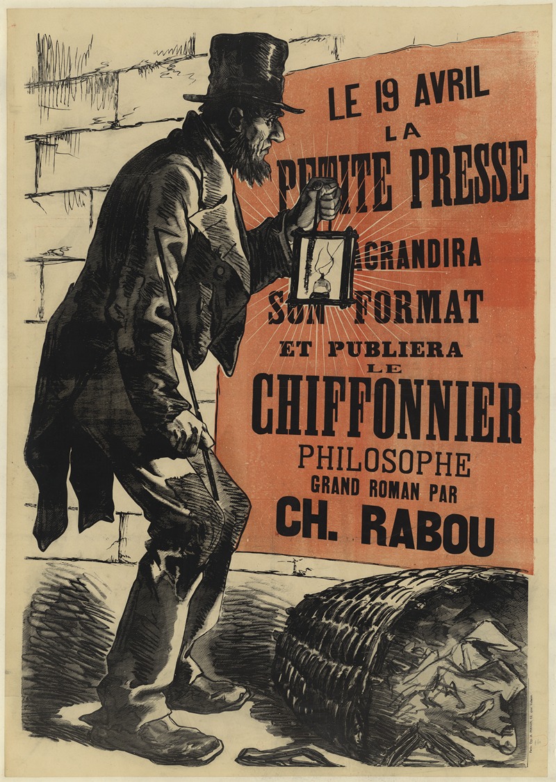 A. Pougin - Le 19 avril, la Petite Presse grandira son format et publiera le Chiffonnier philosophe