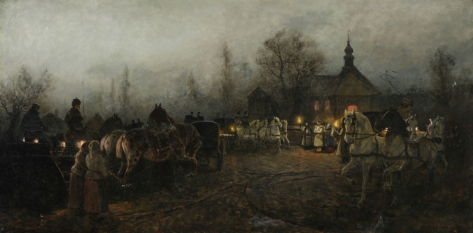 Antoni Piotrowski - Wedding in the evening