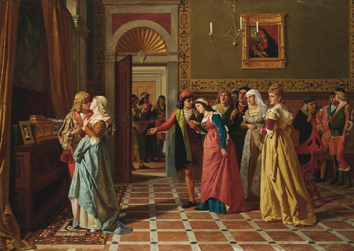Antonio Ermolao Paoletti - Bassanio winning the heart of Portia, The Merchant of Venice
