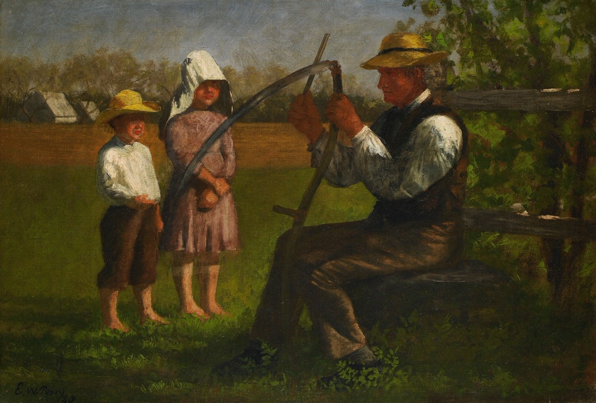 Enoch Wood Perry Jr. - Sharpening the Scythe