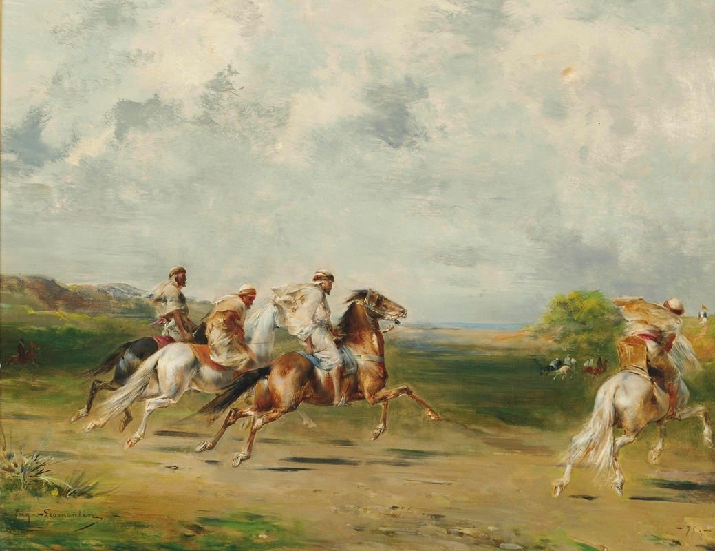 Eugène Fromentin - Arab Horsemen