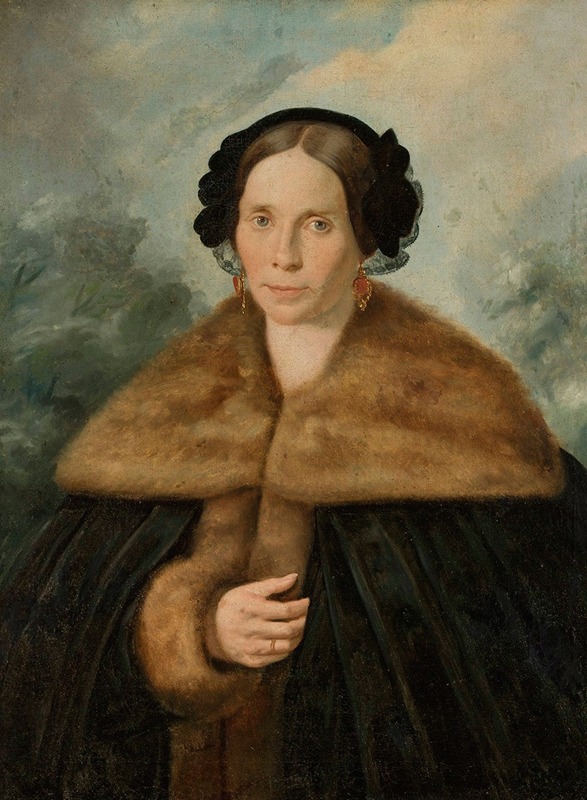 Feliks Pęczarski - Portrait of Mrs. Rudowska