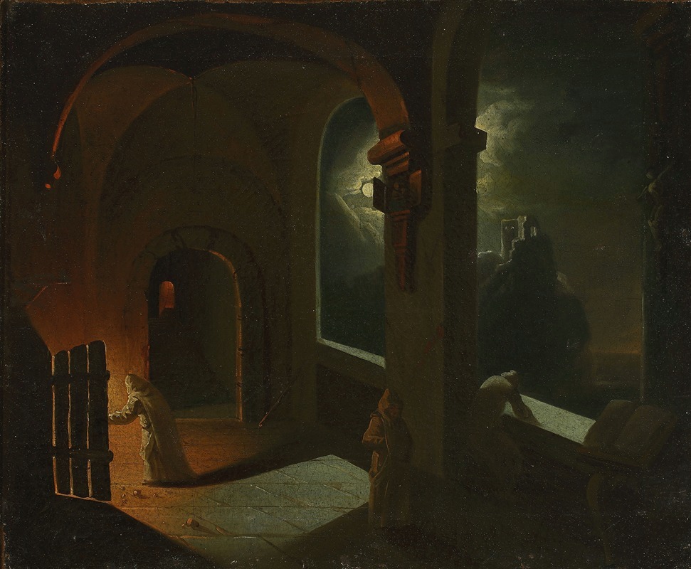 Franciszek Ksawery Lampi - A scene in the Carthusian monastery