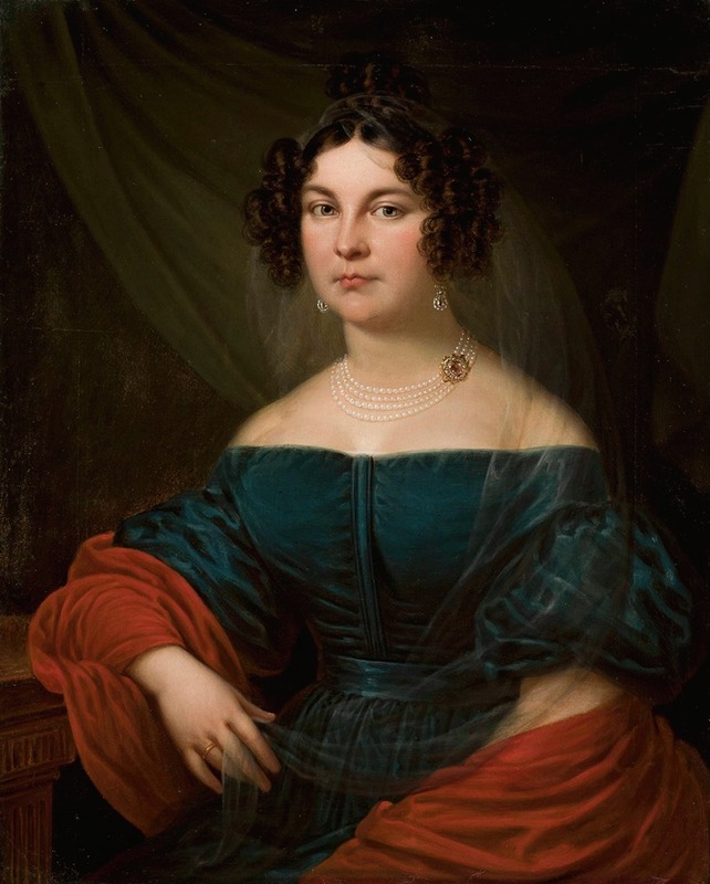 Franciszek Ksawery Lampi - Portrait of Julia Wieman