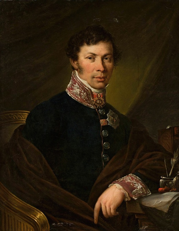 Franciszek Ksawery Lampi - Portrait of Wojciech Rogoziński