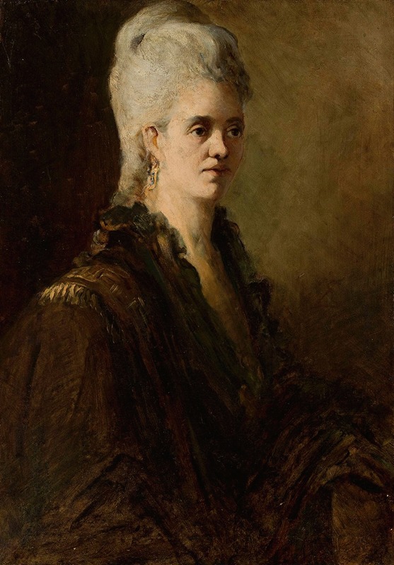 Franciszek Żmurko - Portrait of a woman – Mrs. Zarewicz