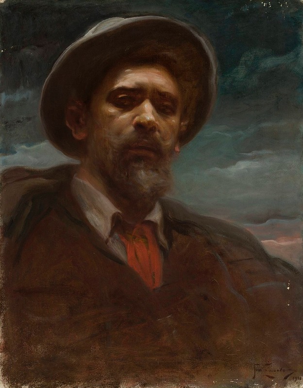 Franciszek Żmurko - Self-portrait