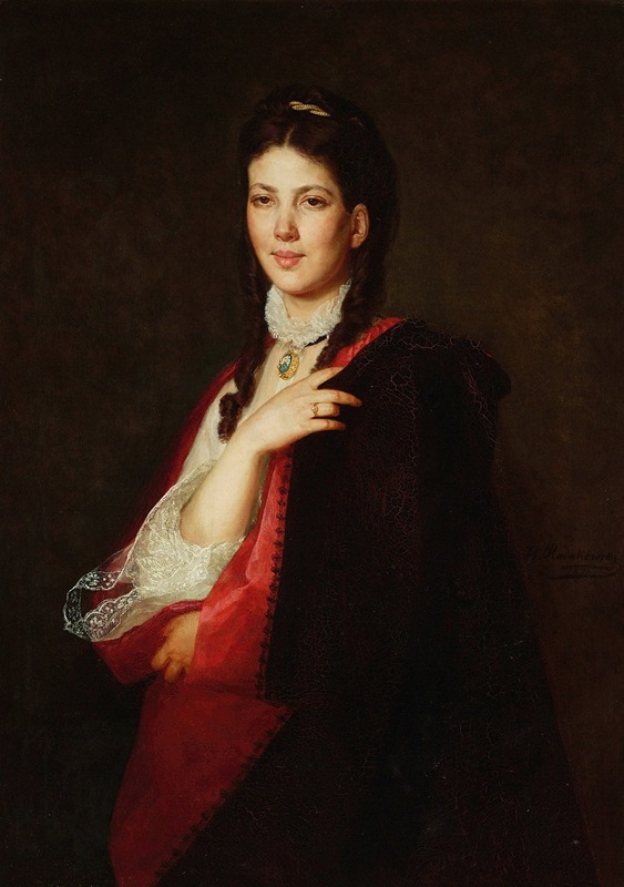 Henryk Rodakowski - Portrait of Leonia Blühdorn, artist’s step-daughter