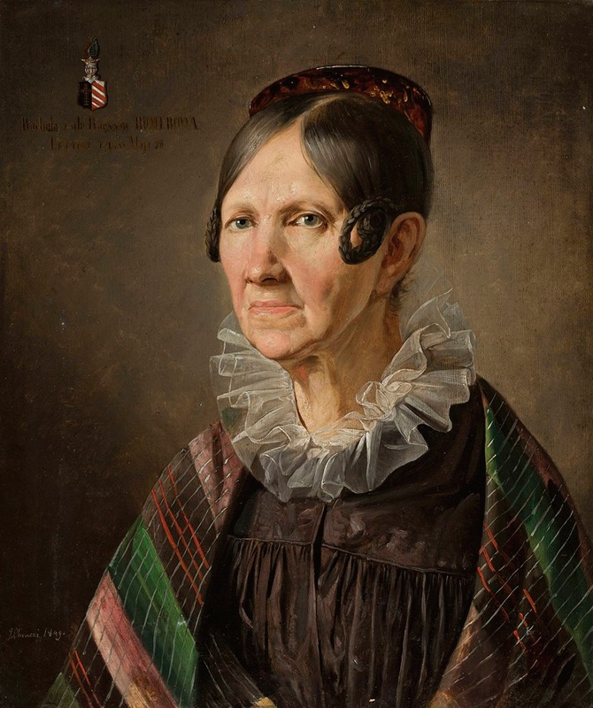 Jan Chrucki - Portrait of Rachela Romer née de Raes