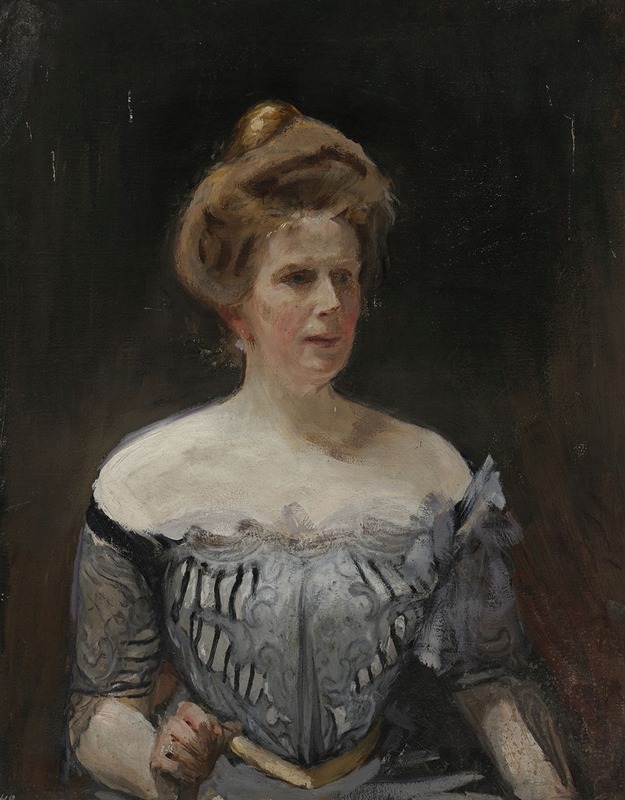 Jan Ciągliński - Portrait of Baroness Stackelberg