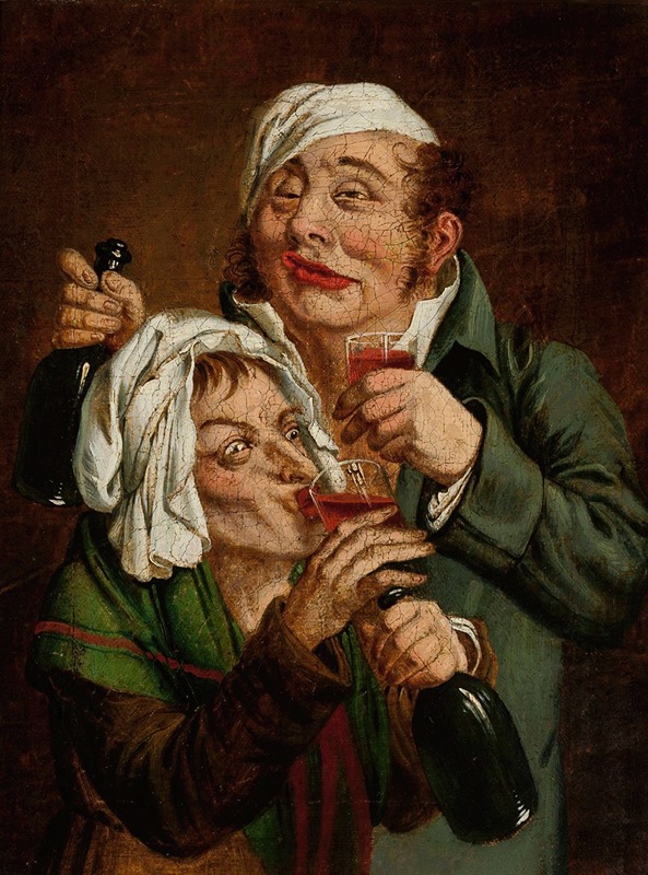 Jan Feliks Piwarski - Pair of drunkards