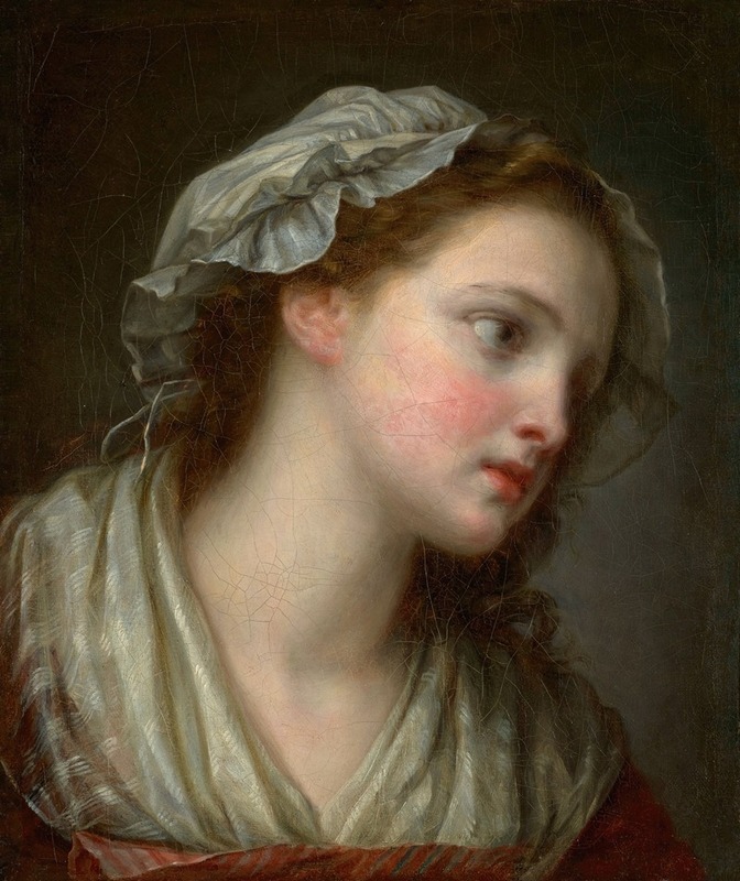 Jean-Baptiste Greuze - Girl with Bonnet