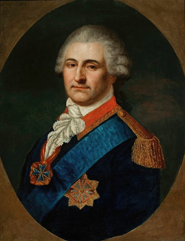 Johann Baptist von Lampi the Elder - Portrait of Stanisław August Poniatowski in the general’s uniform