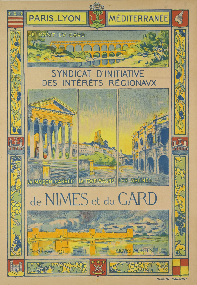 Albert Eloy-Vincent - Syndicat d’initiative des intérêts régionaux de Nimes [sic] et du Gard