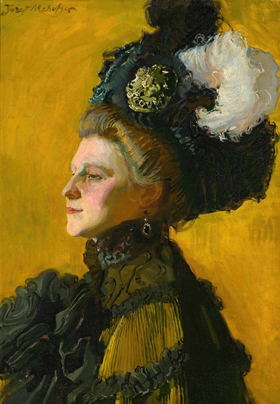 Józef Mehoffer - Portrait of artist’s wife, Jadwiga née Janakowska