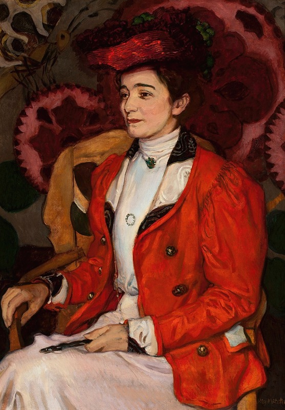 Józef Mehoffer - Portrait of Iza Axentowicz née Giełgud