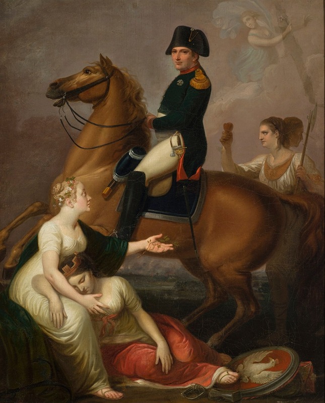 Józef Peszka - Allegorical scene with Napoleon