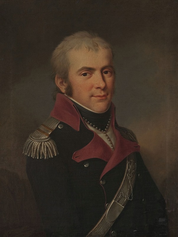 Portrait of Ksawery Krasicki (1774–1844) by Józef Pitschmann - Artvee